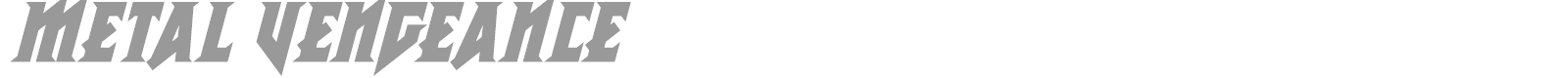 Metal Vengeance font preview